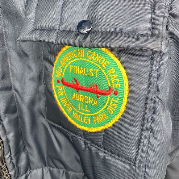 Vintage Men's Walls Insulated Snowmobile Suit with Patches Size L - Picture 4 of 12